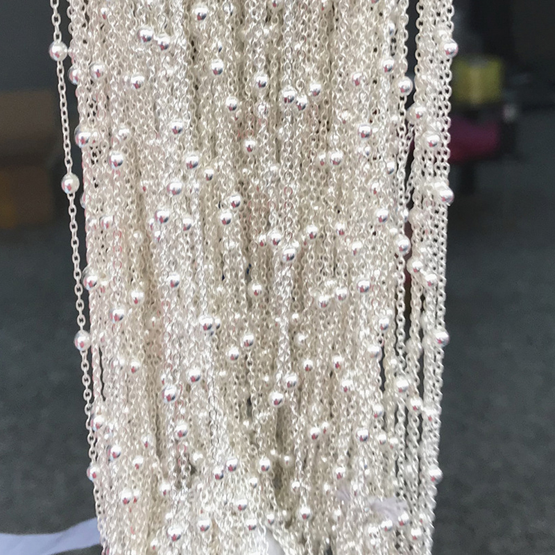 Silver Small ball 3.5mm/chain width 1.8mm