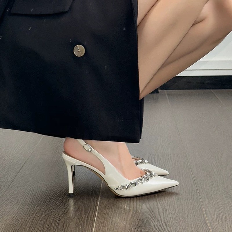 White (6cm heel)