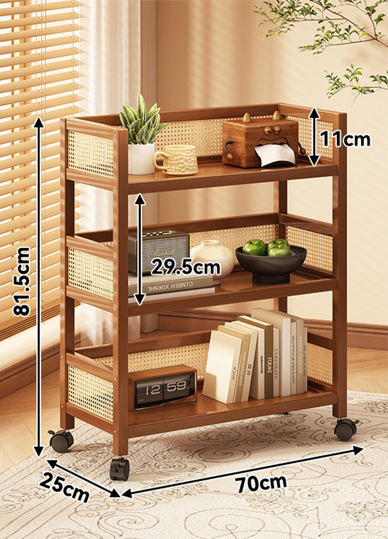 Small half storage trolley 70cm