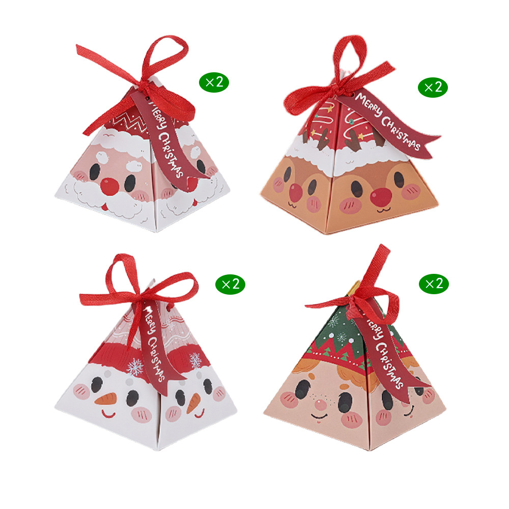 1:Christmas triangle box-8 pieces