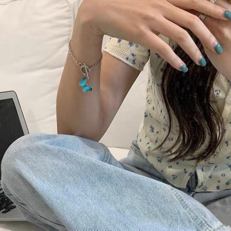 1:light blue bracelet 6inch