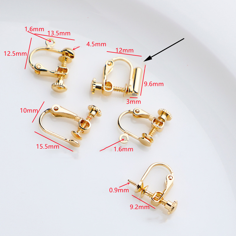 5:Screw ear clip with rubber plug