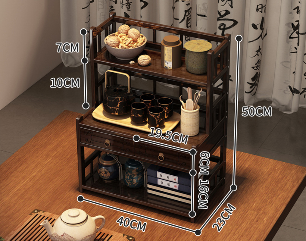 Four-layer 40cm [double-draw no door]]