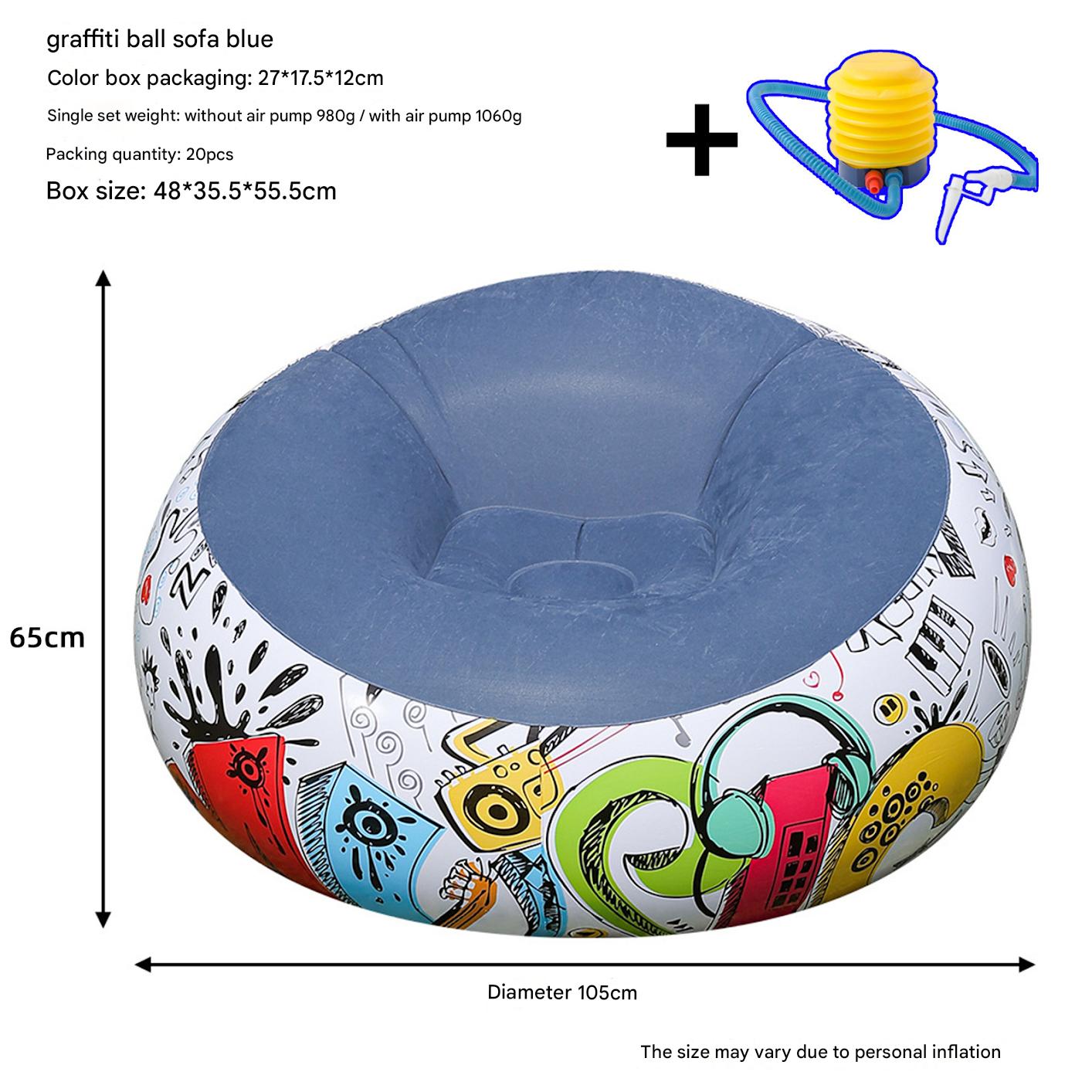 Color box graffiti blue   pump