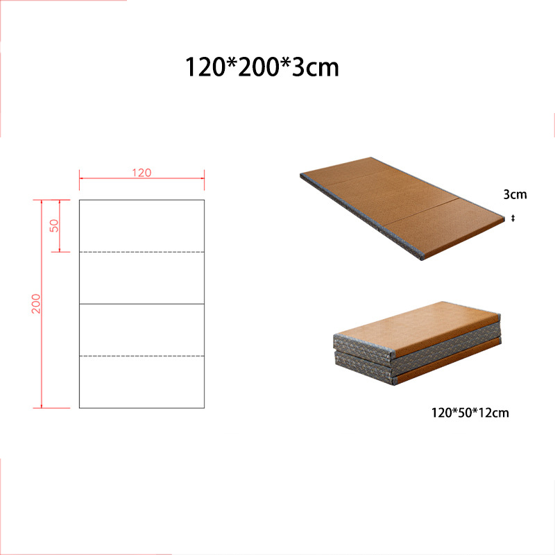 120x200x3CM/4-foldable