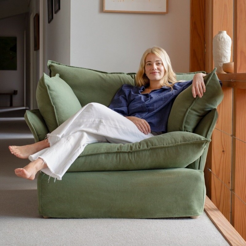 Green single seat 115*95 * 80cm