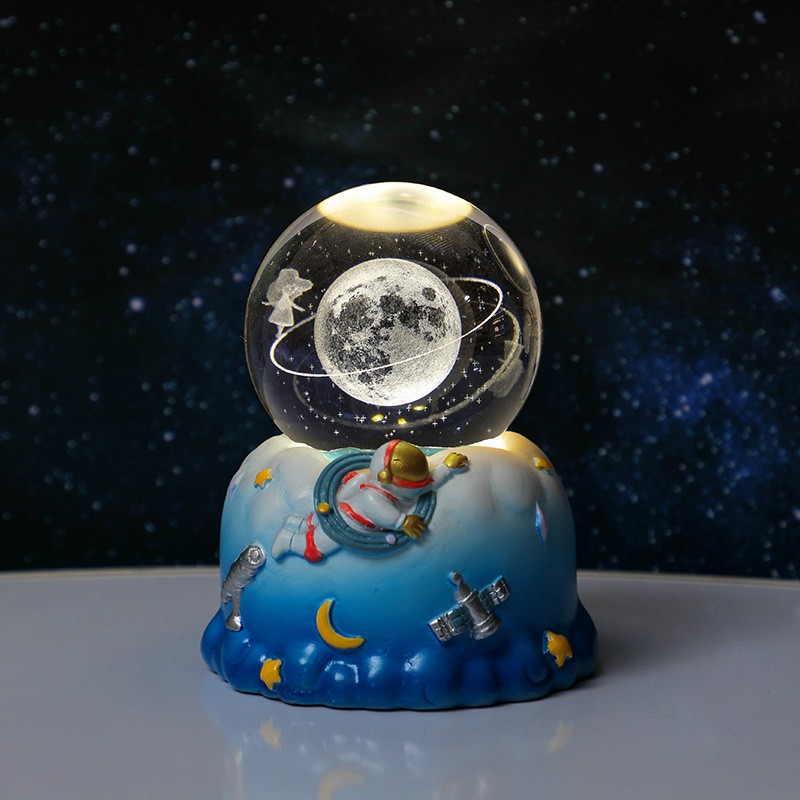 Blue Astronaut Rotating Base - Starry Walk