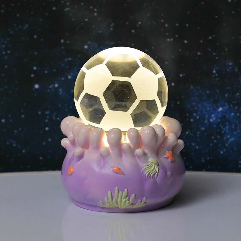 Purple astronaut rotating base - football
