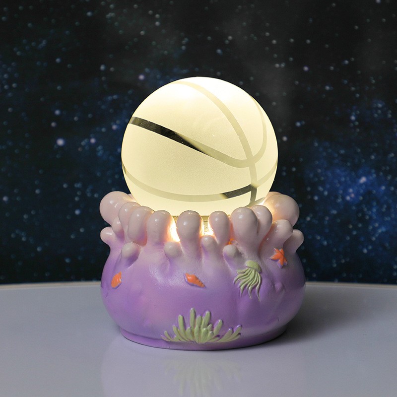 Purple astronaut rotating Base - basketball