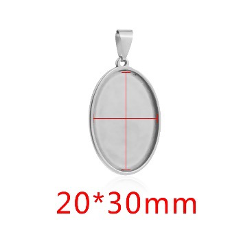 15:Steel-oval 20*30mm