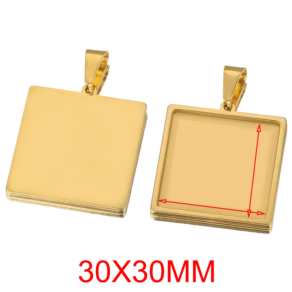 20:Gold-Square 30mm