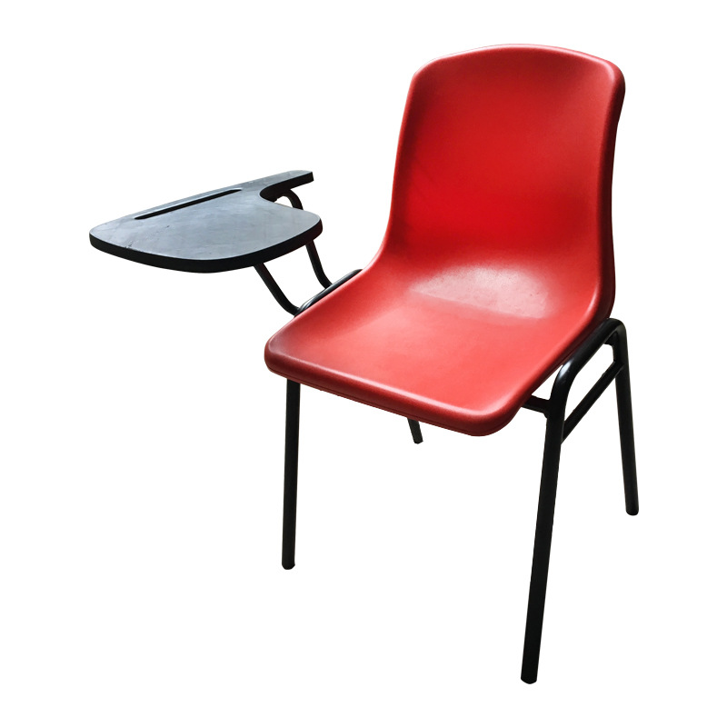 Single chair   writing board Red
