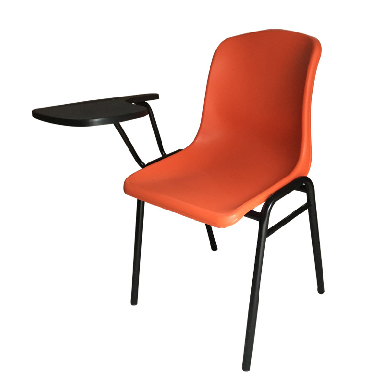 Single chair   writing board orange