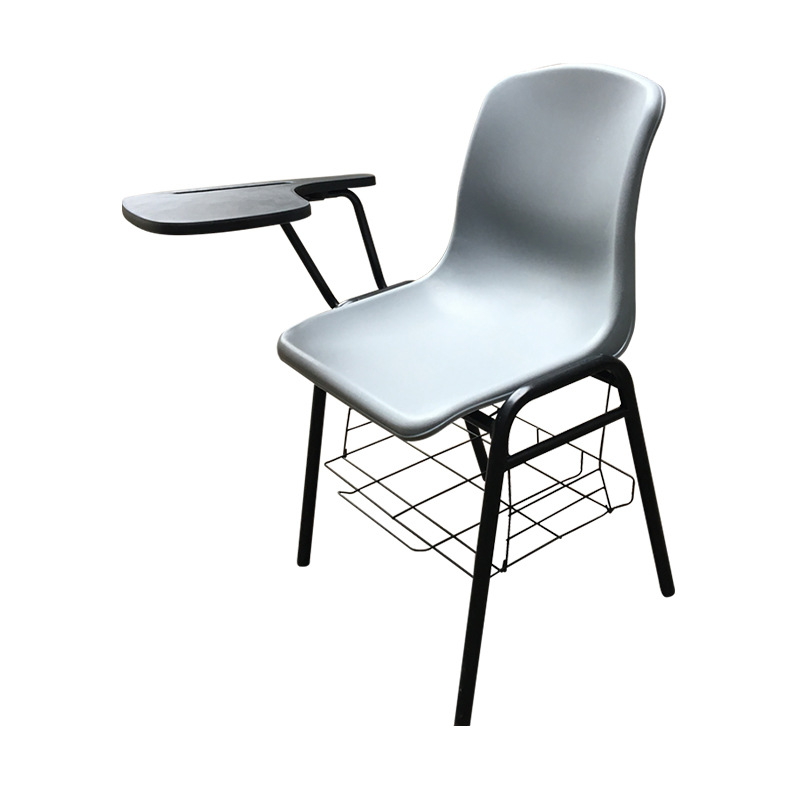 Single chair   writing board   book net Gray