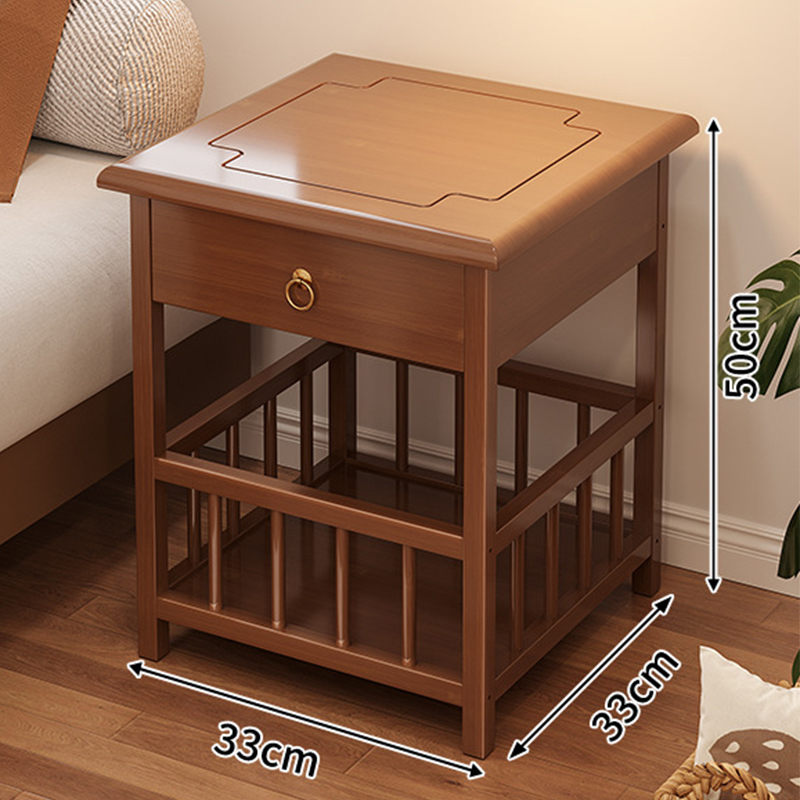 33cm two-layer brown fence/with drawer