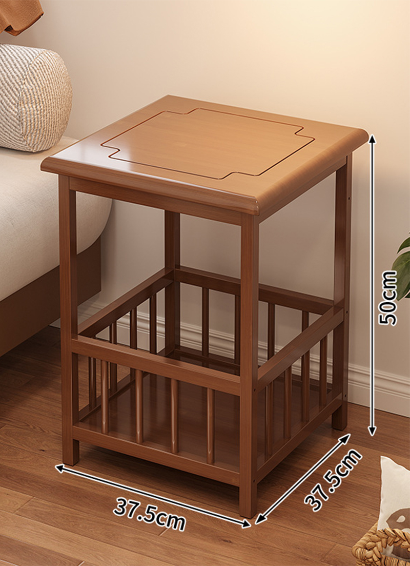 37.5cm two-story brown fence