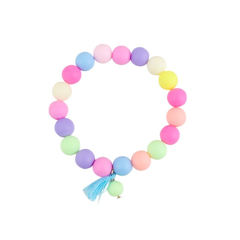 3:Colorful round bead Tassel Style
