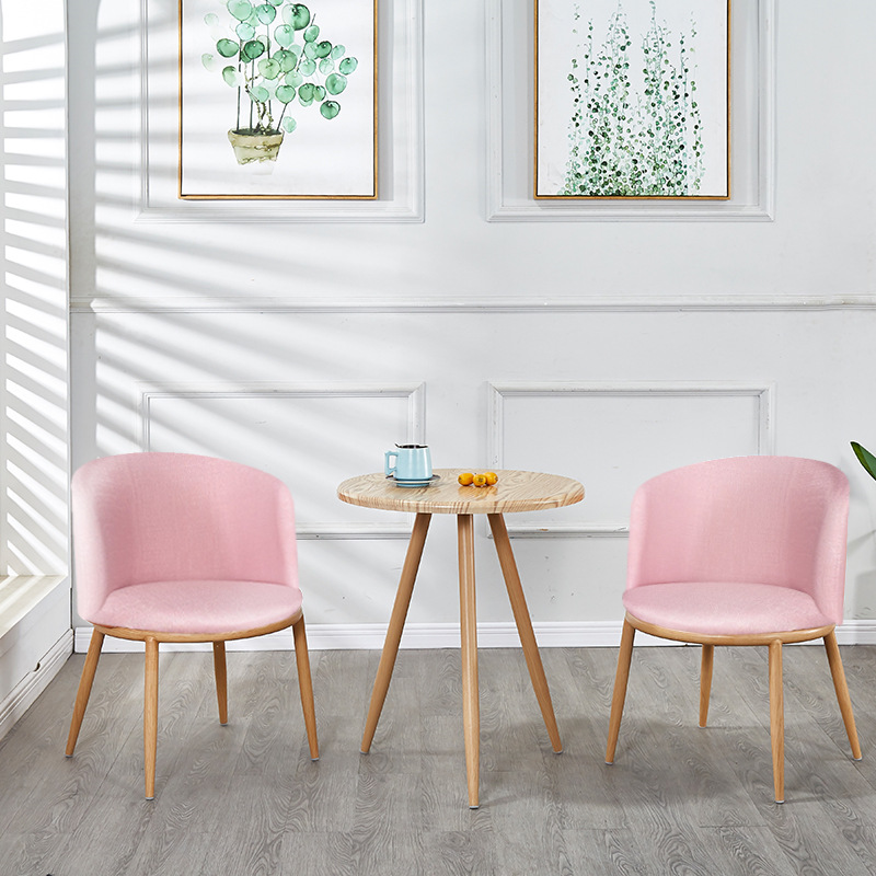 Pink one table and two chairs