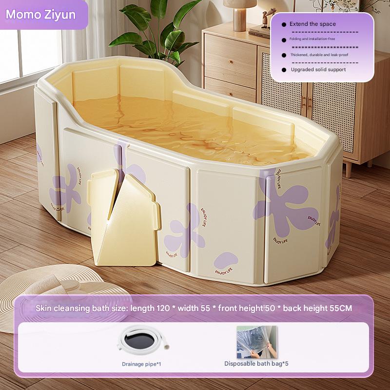 Rectangular Folding Bathtub MoMo Zi Yun   5 Bath Bags