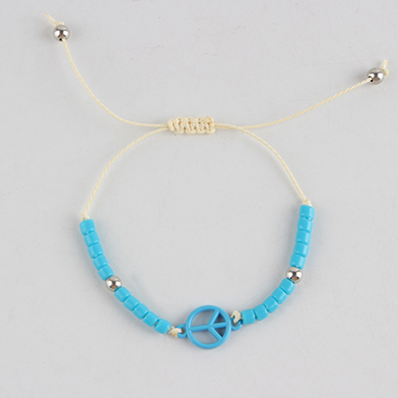 3:Blue adjustable bracelet