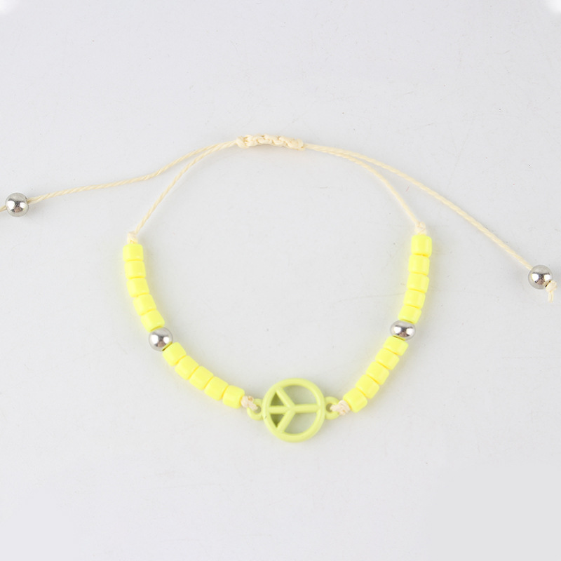 6:Yellow adjustable bracelet