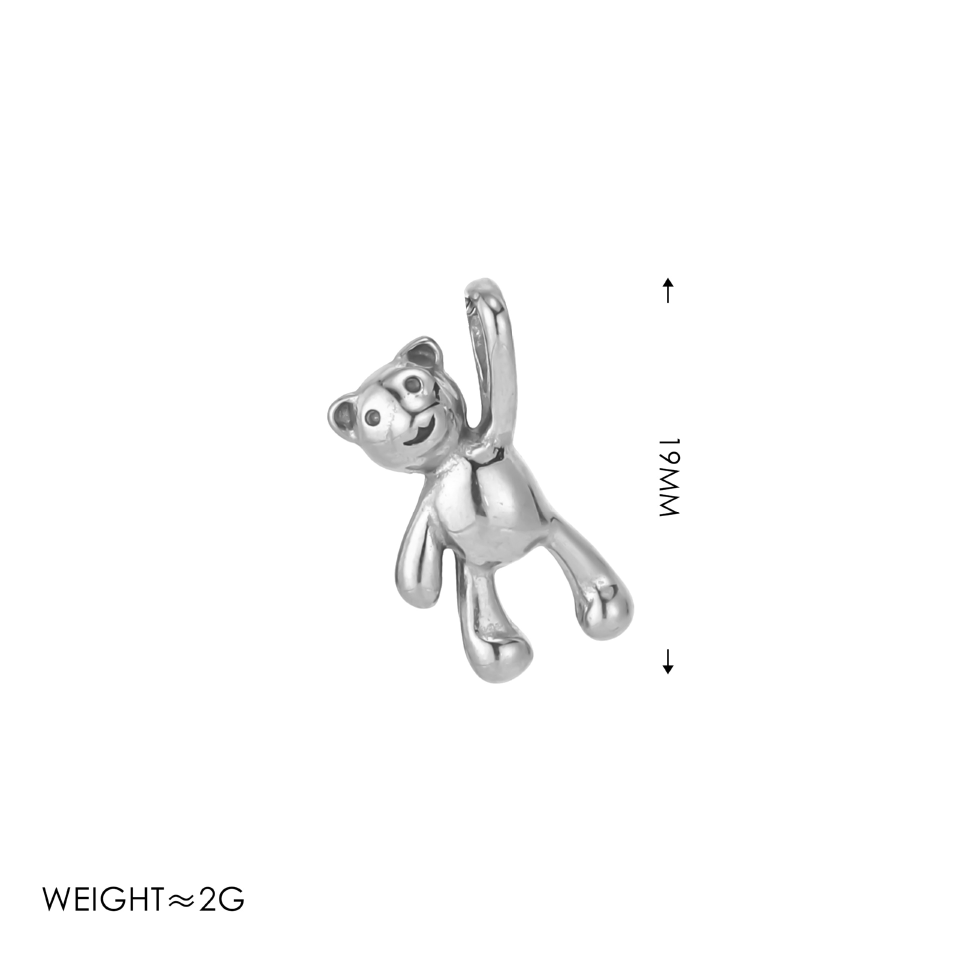 4:Steel color pendant