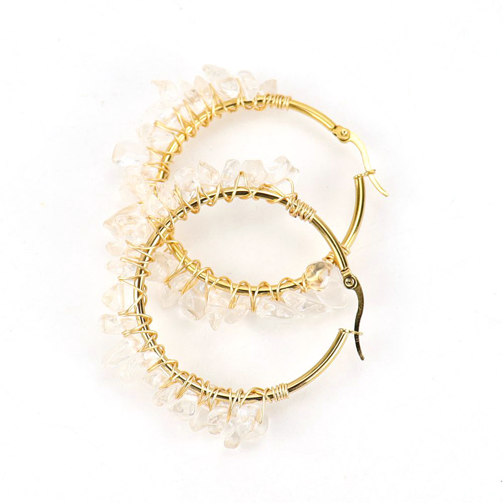 8:Golden white crystal (synthetic)