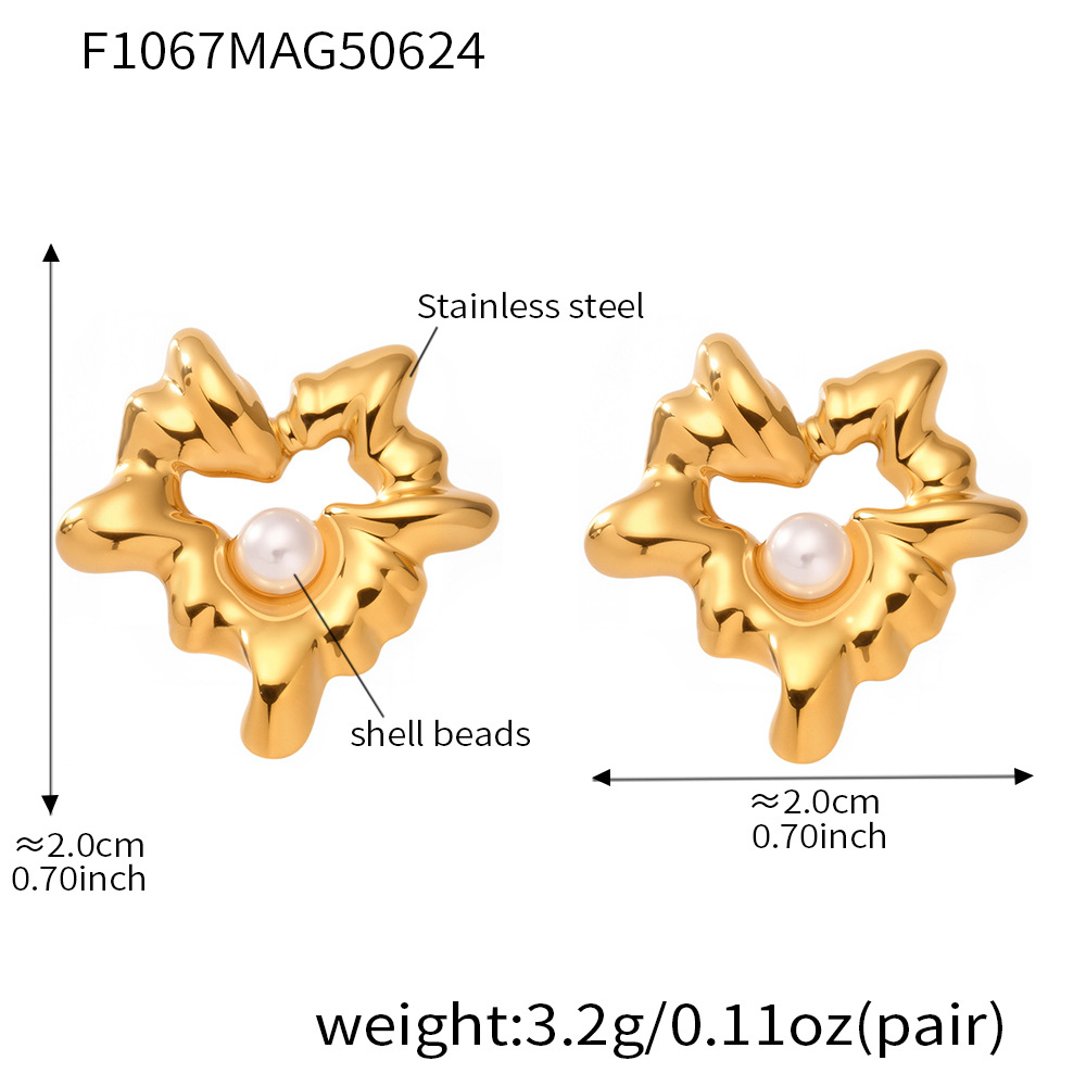 1:F1067-gold earrings