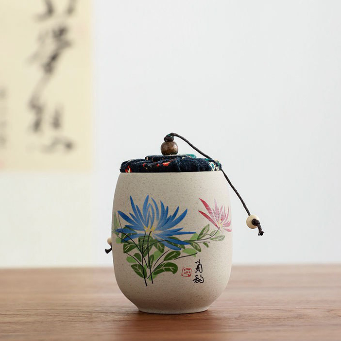 Stoneware Tea Pot [Chrysanthemum]]