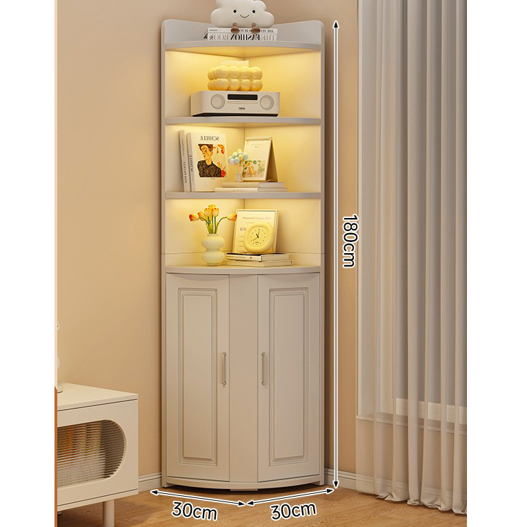 [double doors  HDF] warm white 30*30*180cm