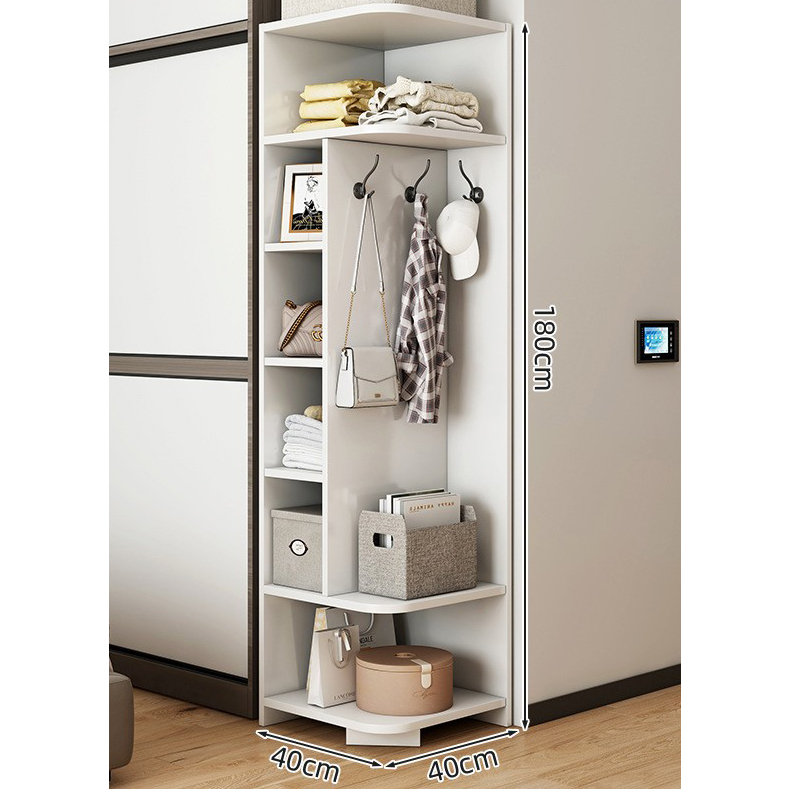 wardrobe with Hook white HDF 40*40*180cm