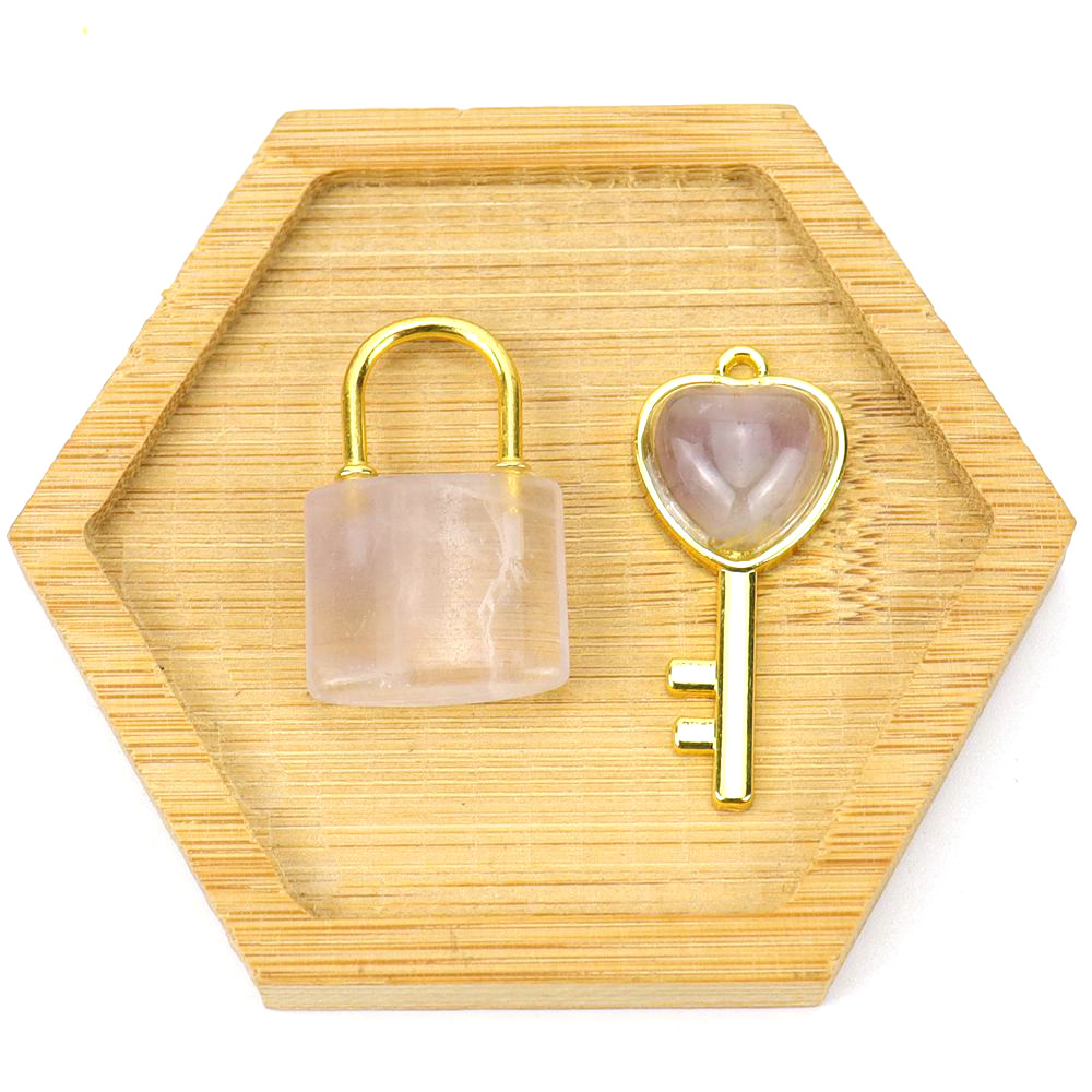 Golden Fluorite Crystal (Pair)