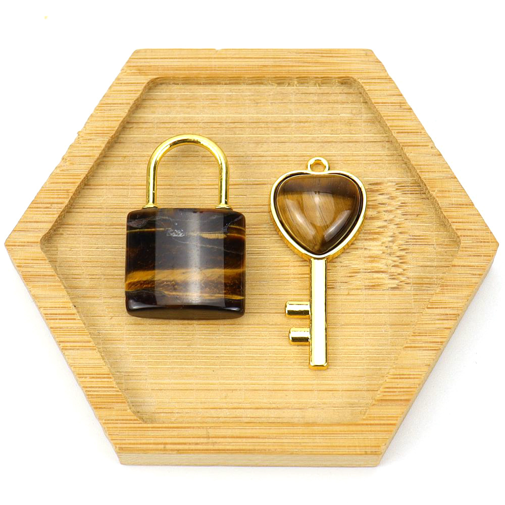 2:Golden Tiger Stone (Pair)