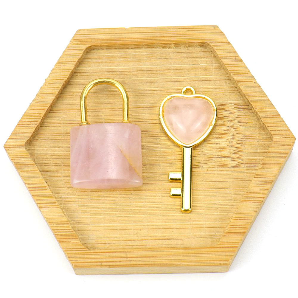 6:Golden powder crystal (one pair)