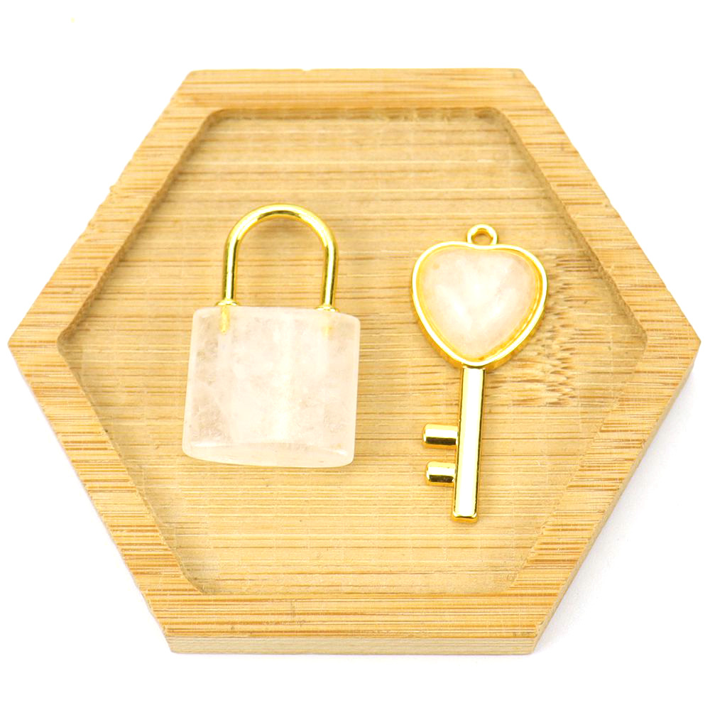 7:Golden White Crystal (Pair)