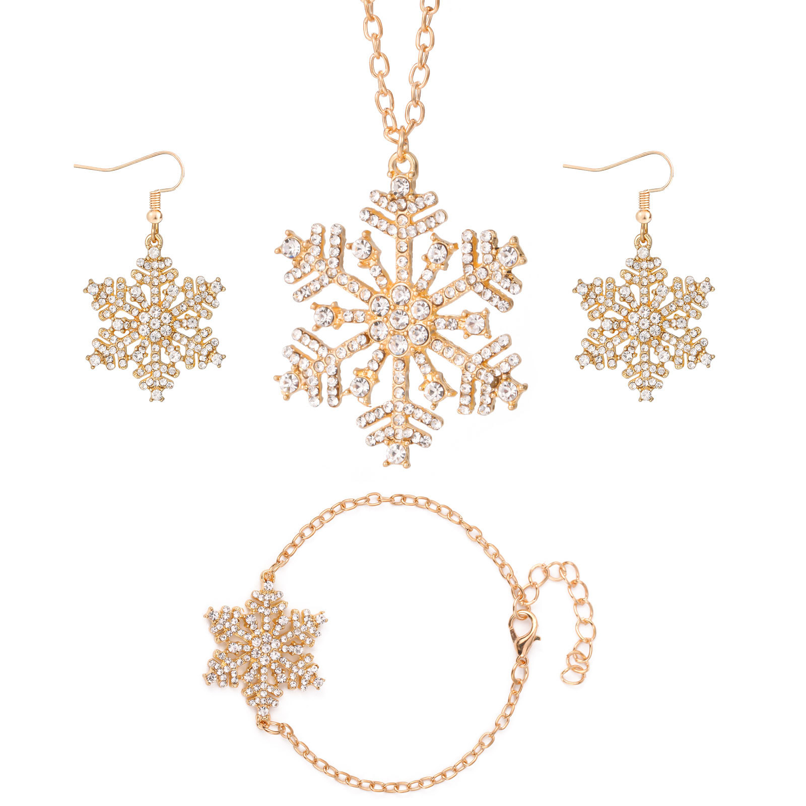 6:Snowflake three-piece set
