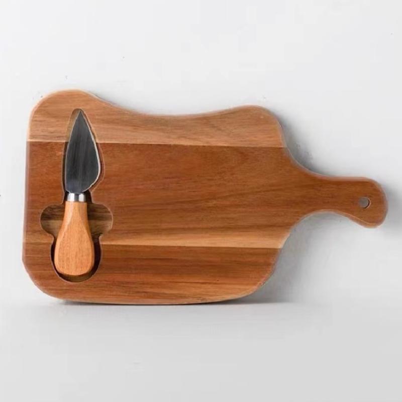 Acacia wood chopping board set 26*15*1.5cm