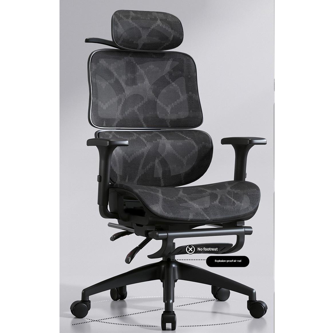 Hollow black frame black mesh