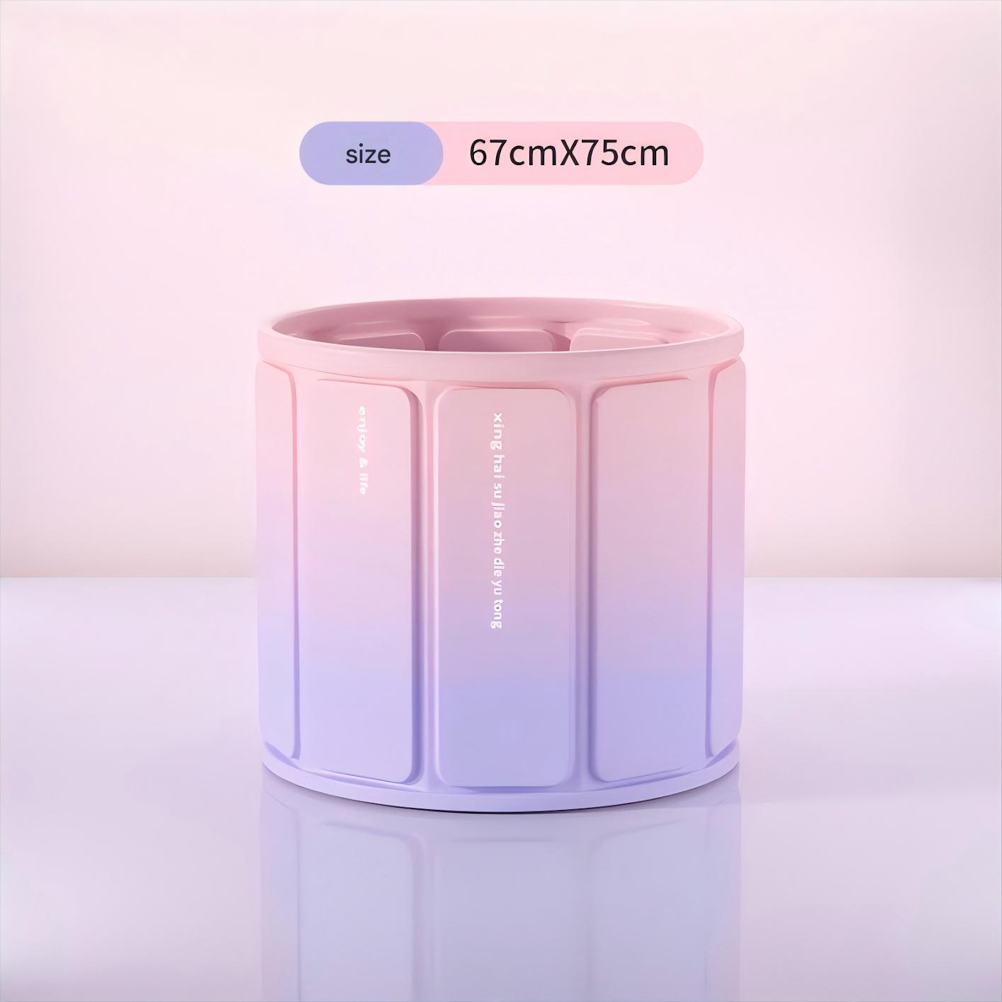 Purple Folding Bath tub