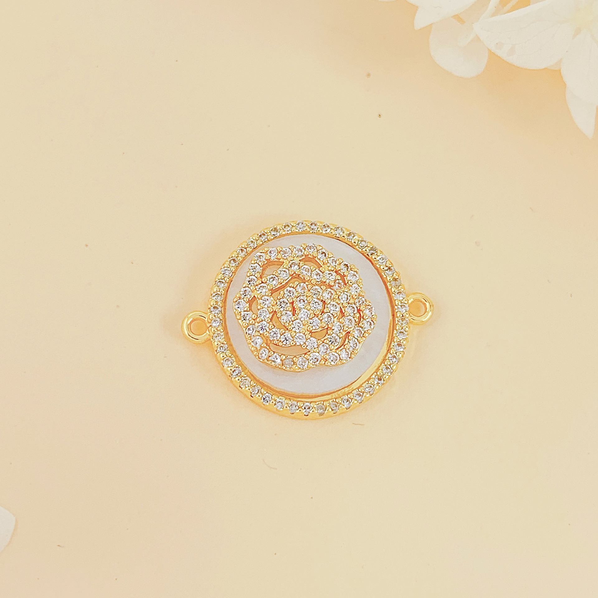 7:Sl523 rose pendant gold