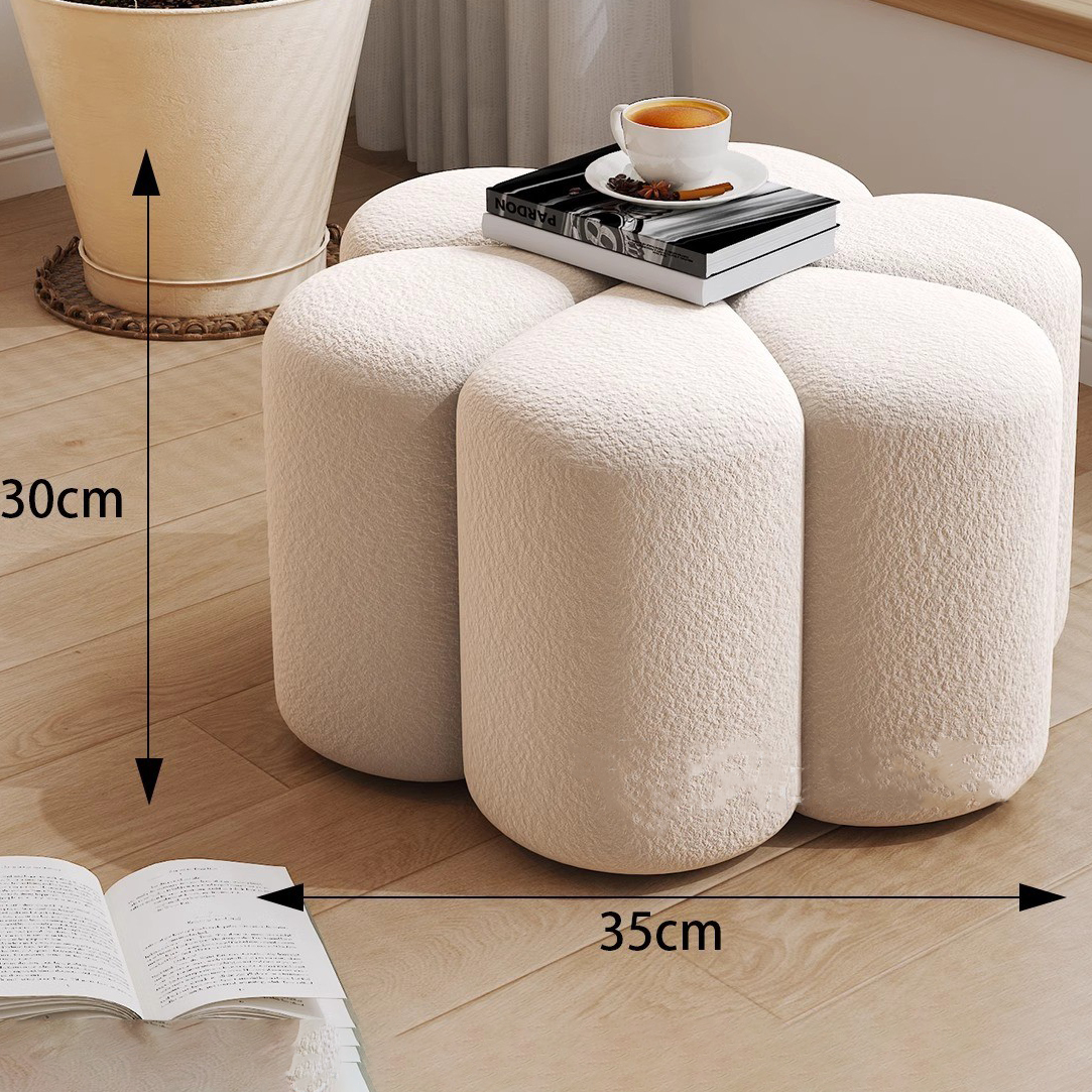 Off-white lamb fleece