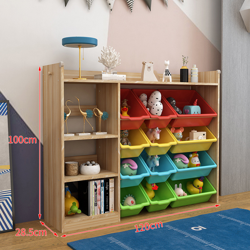 1.2 meters with single-sided bookshelf wood color
