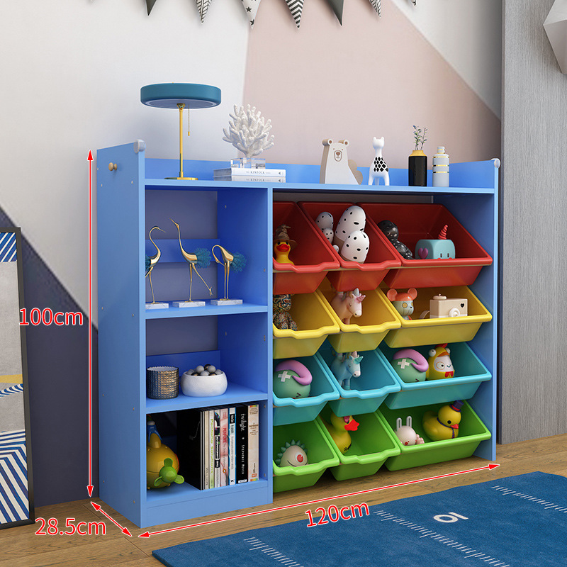 1.2 meters with unilateral bookshelf Blue