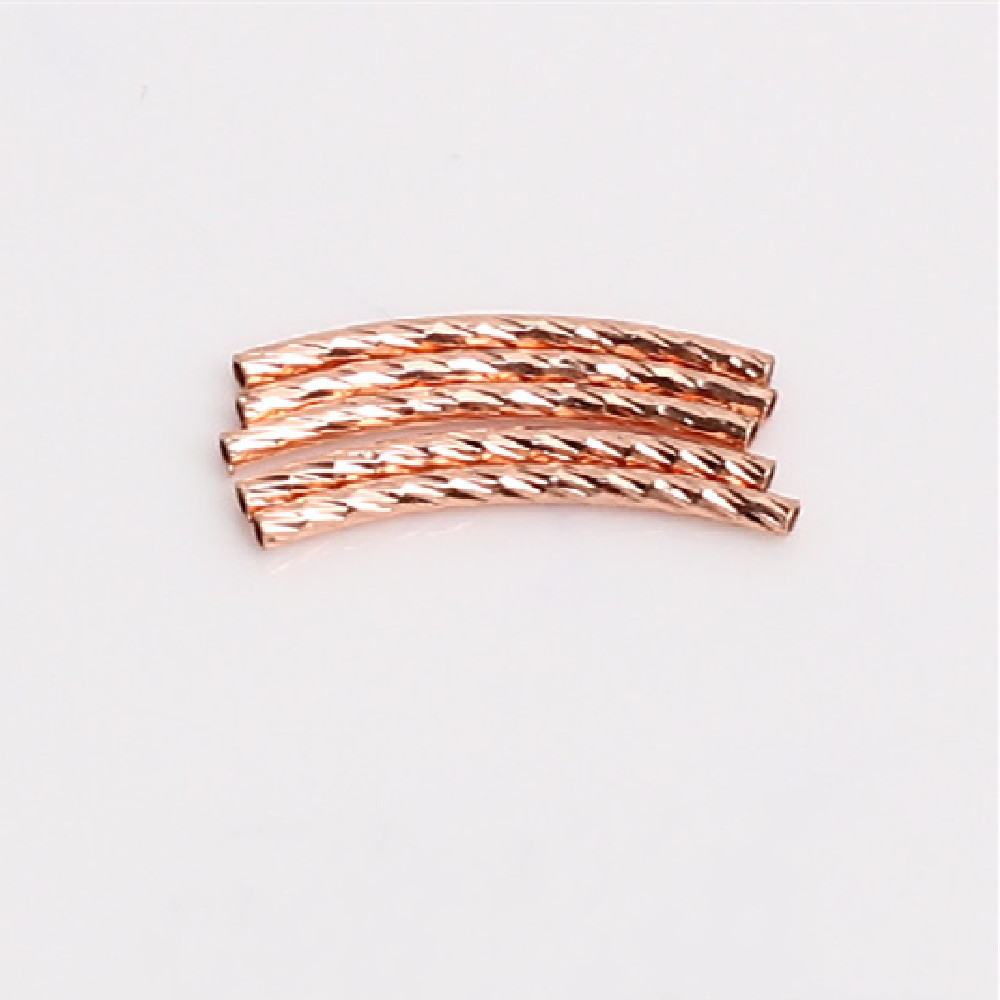 rose gold color bend tube 2.0x25mm