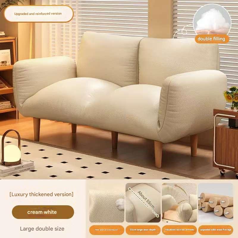 [double seat] cream white-Scratch-Resistant Fabric