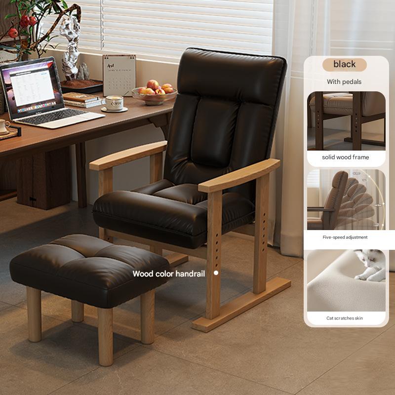 Black - wood color   pedals [solid wood frame, can sit or lie down]