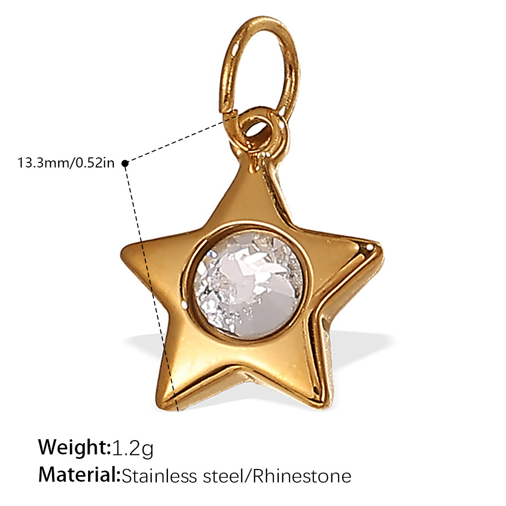 7:Pj535weg white diamond gold pendant
