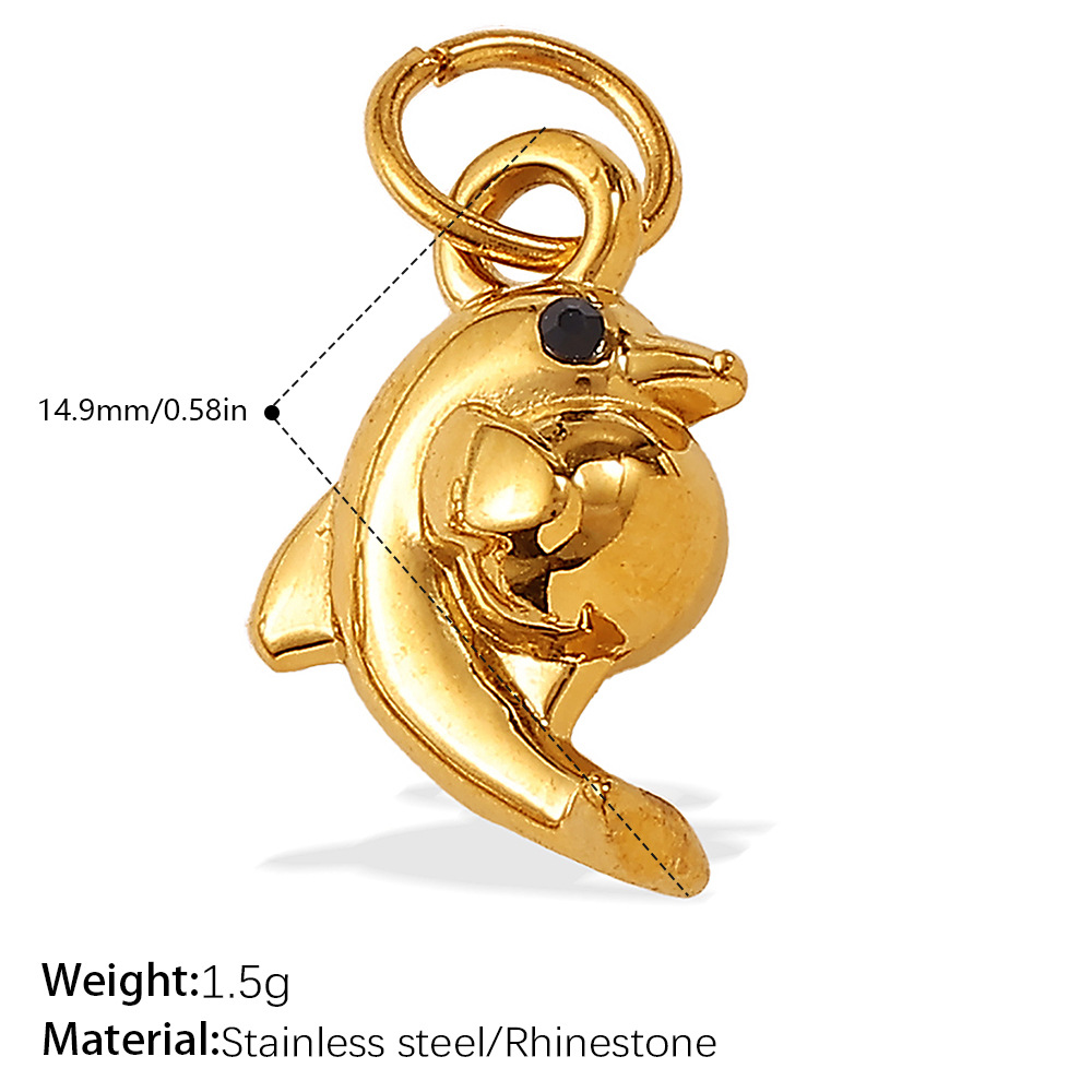 PJ921BKG黑钻金色吊坠