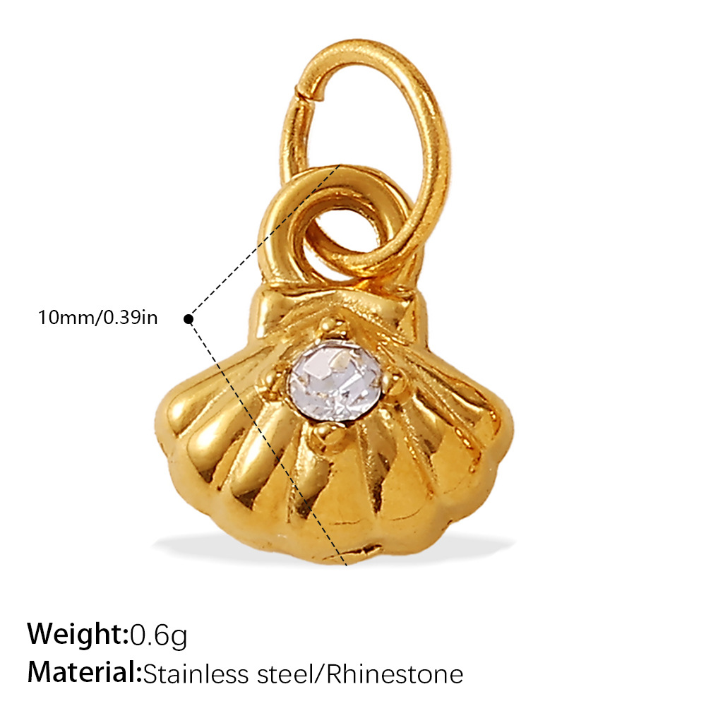 PJ928WEG白钻金色吊坠