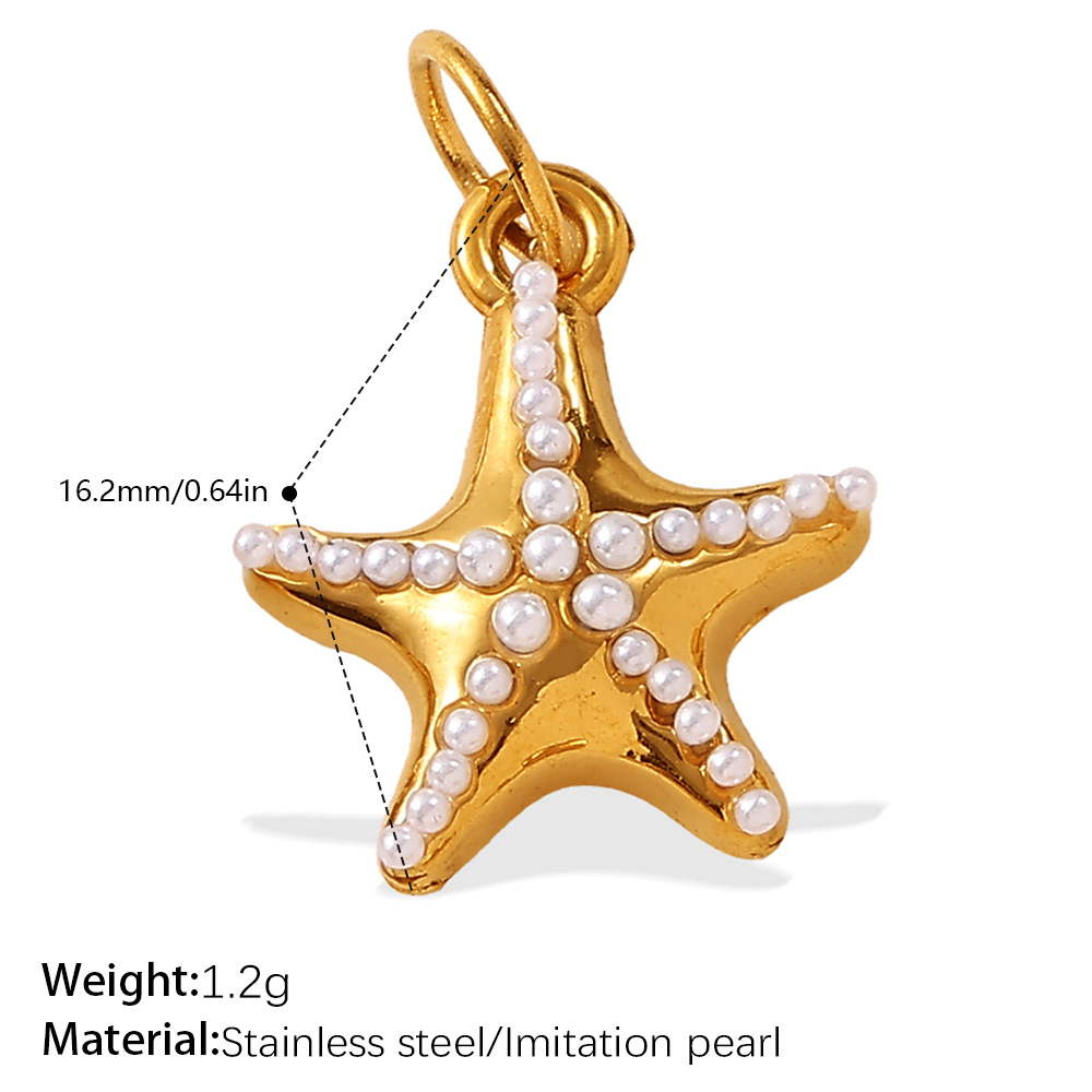 PJ939WEG白珠金色吊坠